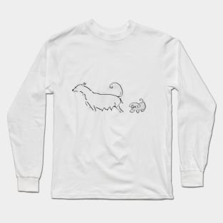 Two Dogs Lautrec Long Sleeve T-Shirt